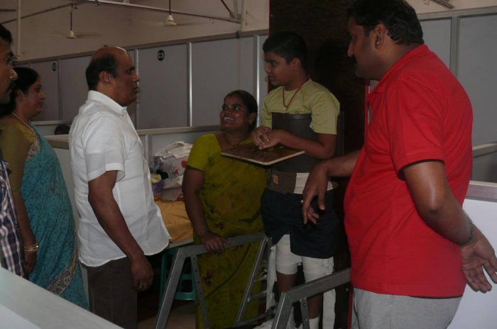 Actor Chandrasekar Visited  Mayopathy
