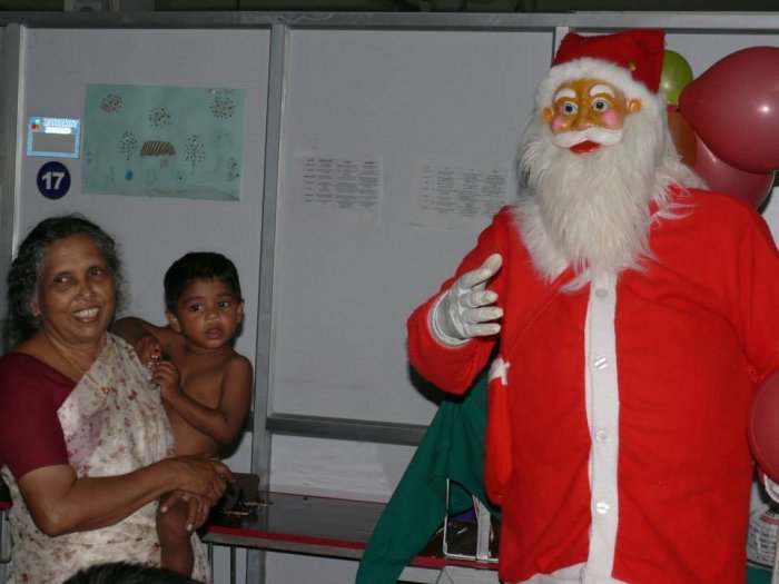 Christmas celebrated with MAYOPATHY children ON 23rd DEC 2013